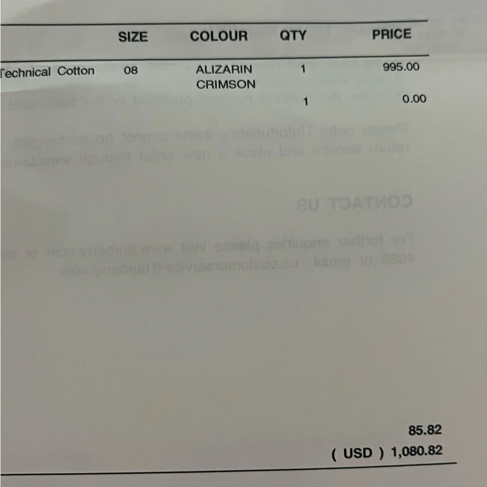 Burberry Brit red cotton blend double breasted trench coat alizarin crimson 8 - Picture 15 of 16